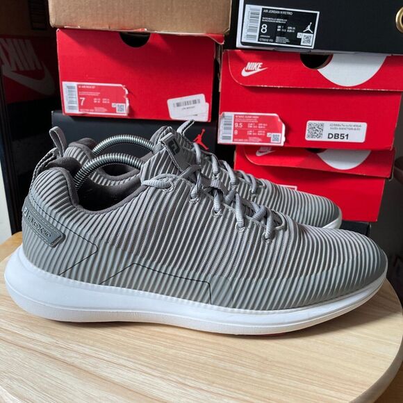 FootJoy Other - FOOTJOY FLEX XP MENS 11 SHOES Gray White DS GOLF Spikeless Golfer Mesh‎ Sneakers